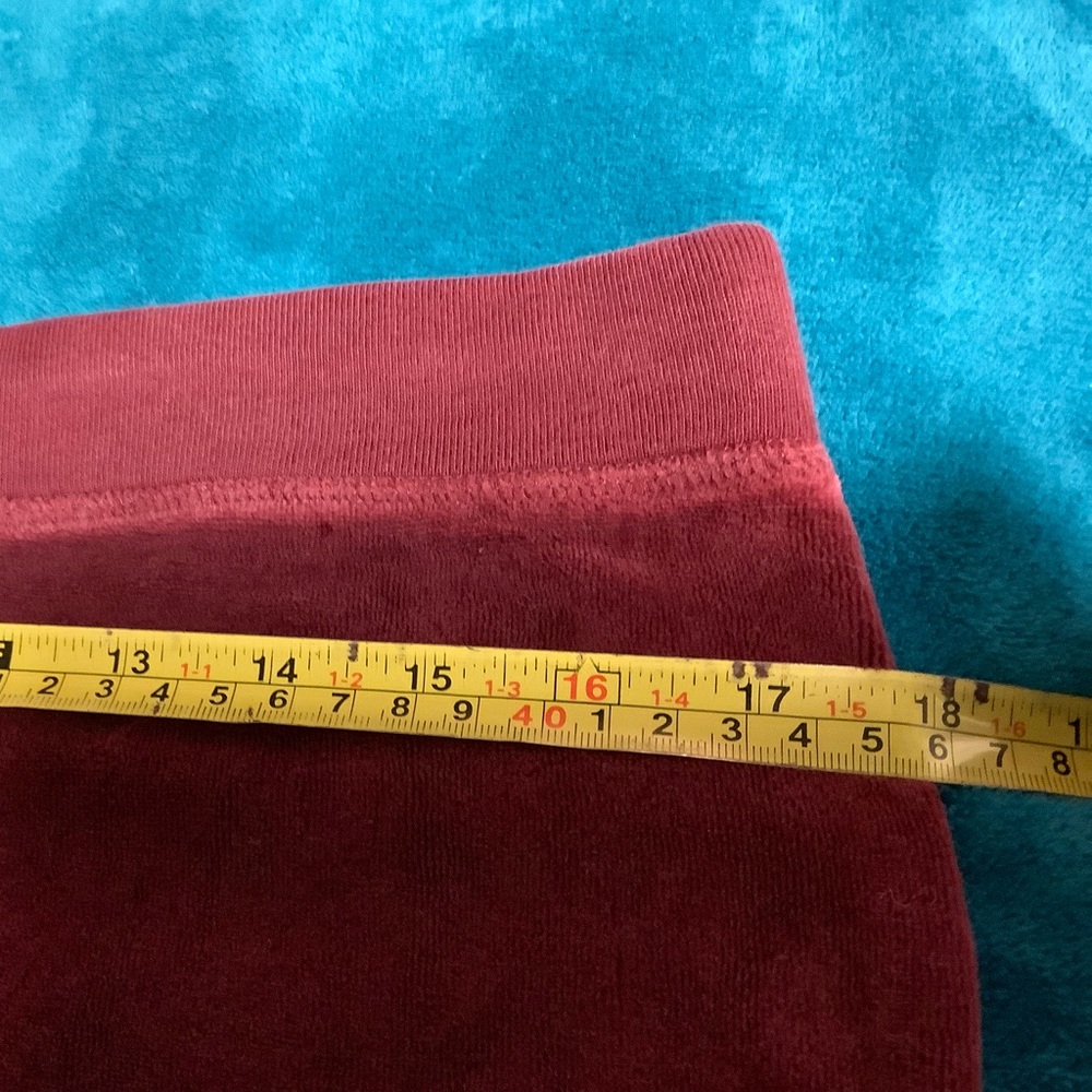 Juicy Couture Y2K Velour Pants 33 x 29 Zip Up Hoodie Tracksuit - Picture 12 of 15